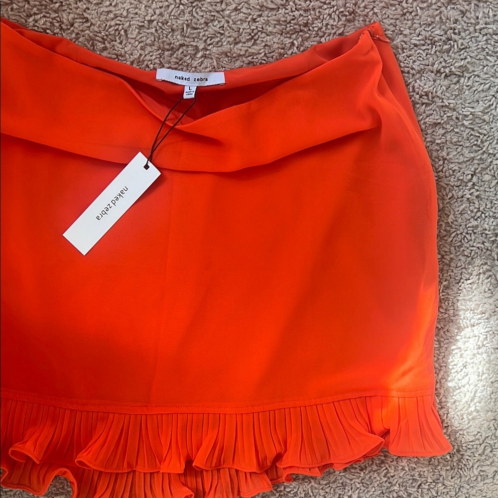 Orange Ruffle Two-Piece Set - Picture 3 of 4